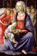 La Vierge et l'Enfant entoures de cinq anges Sandro Botticelli
